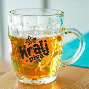 KRIGLA S TISKOM 560ml Kralj piva 102916