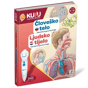 KUKU Interaktivna knjiga - Ljudsko tijelo tijelo 5-12g