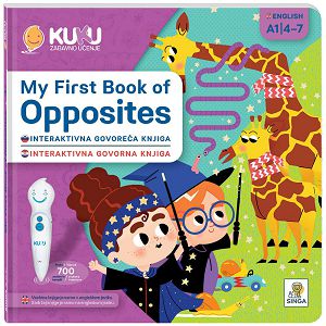 KUKU INTERAKTIVNA KNJIGA-My first book of opposites 4-7g