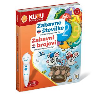 KUKU INTERAKTIVNA KNJIGA - Zabavni brojevi 3-6g