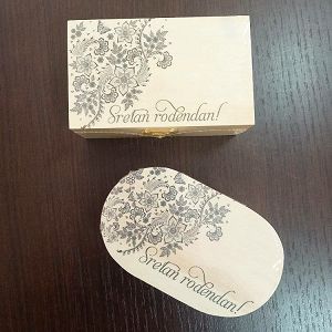 KUTIJA DRVENA Sretan rođendan u boji 102626