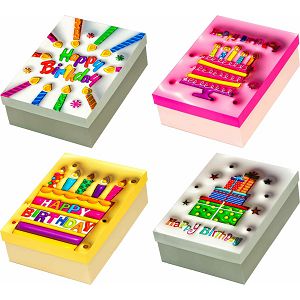 KUTIJA POKLON Happy Birthday 230x170x68mm 208852