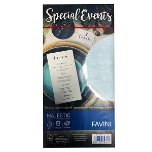 Kuverte 11x22cm Favini 120gr pak.10/1, azuro