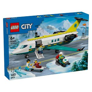 LEGO KOCKE City Avion zračne hitne pomoći 60465, 6+god.