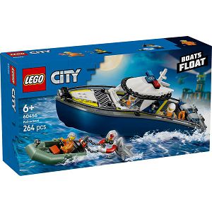 LEGO KOCKE City Potjera u policijskom čamcu 60456, 6+god.
