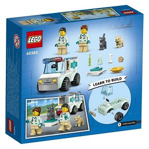 LEGO Kocke City Veterinarski kombi 60382, 4+god.