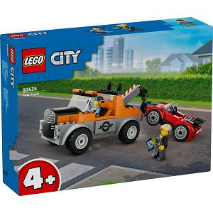 LEGO Kocke City Vučno vozilo i popravak sportskog auta 60435, 4+