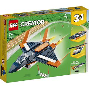 LEGO Kocke Creator 3u1 Supersonični mlažnjak 31126, 7+