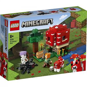 LEGO Kocke Minecraft Gljivolika kuća 21179, 8+god.