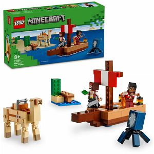 LEGO KOCKE Minecraft Putovanje gusarskim brodom 21259, 8+ god.