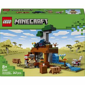 LEGO KOCKE Minecraft Rudarska ekspedicija s pasancem 21269, 8+ god.