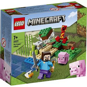 LEGO Kocke Minecraft Zasjeda puzavica 21177, 7+god.