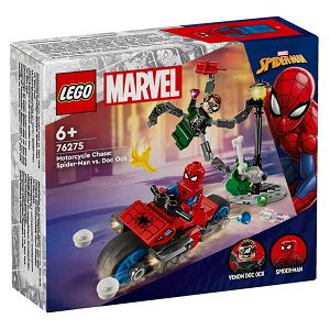 LEGO Kocke Super Heroes Urka na motociklima: Spider Man protiv Doca 76275, 6+god.