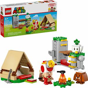 LEGO KOCKE Super Mario - Kapetan Toad i kamp 72040, 6+ god.