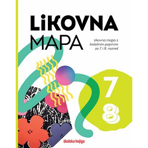 LIKOVNA MAPA+Kolaž papir, Umjetnost i ja 7i8r ŠK NOVO