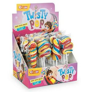 Lizalica Twisty Pop 17gr Fizzy 488492