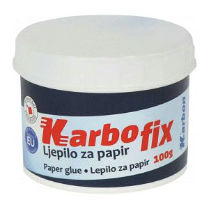 Ljepilo bijelo u dozi 100 g Karbofix, za papir