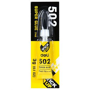 Ljepilo Deli 502 Super Glue trenutno 3gr