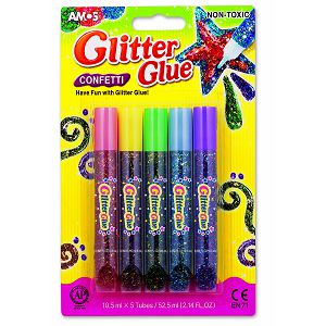 LJEPILO GLITTER KONFETI AMOS GCF10B5 5x10,5ml