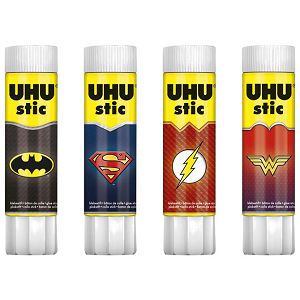 Ljepilo UHU Stick za papir 21gr.Super Heroji, bez otapala L0181017