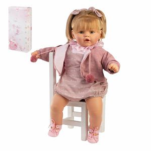 LUTKA BERBESA Baby Dulzona 62cm rozi bodi i jaknica 8071
