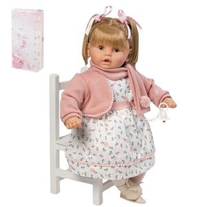 LUTKA BERBESA Baby Dulzona 62cm u jaknici, sa šalom 8056