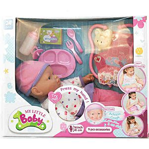 LUTKA DOKTOR SET 41cm s priborom MyLittleBaby Nird 16030