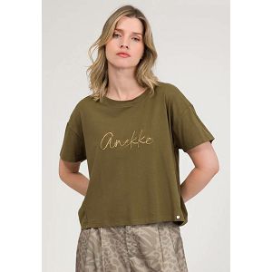 MAJICA ANEKKE kratki rukav, maslinasto zelena vel.S/M 42251-102