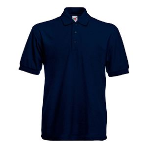 Majica Polo Heavy Fruit of the Loom 65/35 KR 230g plava deep navy M