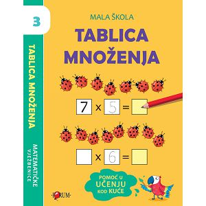 Mala škola Tablica množenja 3 710747