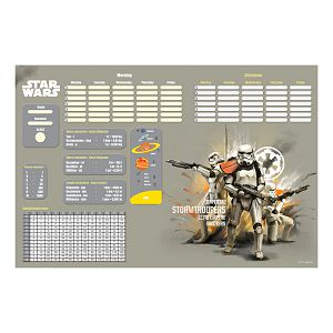 Mapa stolna školska STAR WARS 63x42cm