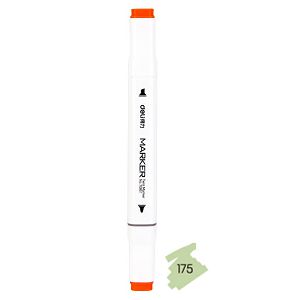 Marker Deli Twin Art&sketch,dvostrani,fineliner limeta zelena 637177