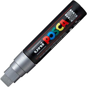 Marker Uni Posca PC-17K za hobby i art, vodootporan, 15mm srebrni