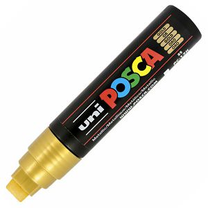 Marker Uni Posca PC-17K za hobby i art, vodootporan, 15mm zlatni