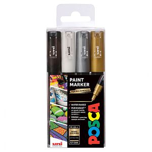 MARKER UNI Posca PC-1M 4/1 za hobby i art, vodootporan, 0.7mm