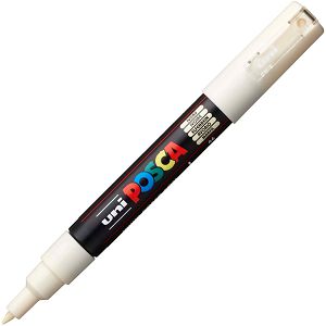 MARKER UNI Posca PC-1M za hobby i art, vodootporan, 0.7mm slonova kost (ivory)