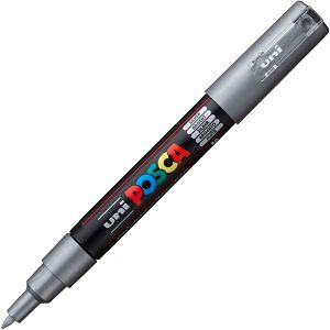 MARKER UNI Posca PC-1M za hobby i art ,vodootporan, 0.7mm srebrni