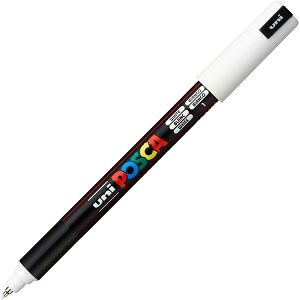 MARKER UNI Posca PC-1MR za hobby i art, vodootporan, 0.7mm bijeli