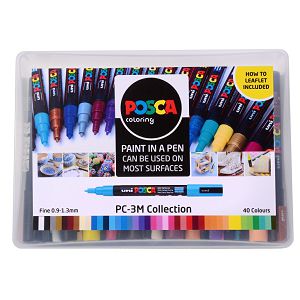 Marker Uni Posca PC-3M 40/1 za hobby i art, vodootporan, 0.9-1.3mm