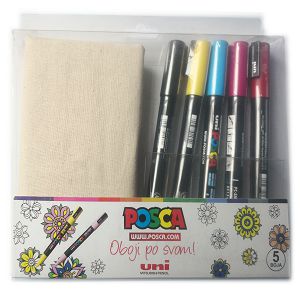 MARKER UNI Posca PC-3M 5/1 za hobby i art, vodoot., 0.9-1.3mm, sa vrećicom za kupovinu