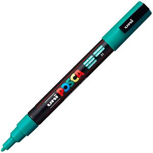 MARKER UNI Posca PC-3M za hobby i art, vodootporan, 0.9-1.3mm emerald zeleni