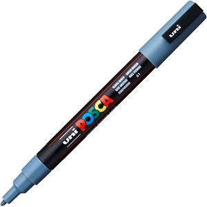 MARKER UNI Posca PC-3M za hobby i art, vodootporan, 0.9-1.3mm kameno sivi