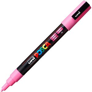 MARKER UNI Posca PC-3M za hobby i art, vodootporan, 0.9-1.3mm rozi