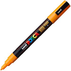 MARKER UNI Posca PC-3M za hobby i art, vodootporan, 0.9-1.3mm svijetlo žuti