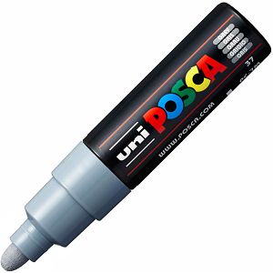 Marker Uni Posca PC-7M za hobby i art, vodootporan, 4.5-5.5mm sivi