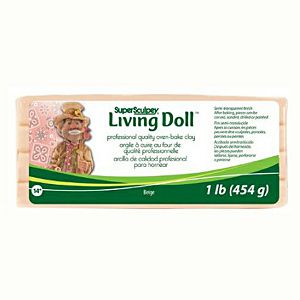 MASA ZA MODELIRANJE Sculpey LIVING DOLL bež 454g