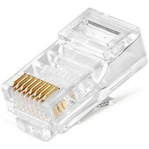 MIKROUTIKAČ 8/8 RJ45 UTP connector, standrard, cat6, neoklopljen