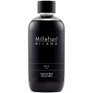 MILLEFIORI DIFUZOR Refil Milano 250ml Nero 7REMNR