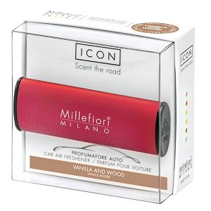 MIRIS ZA AUTO Millefiori Icon Classic Red - Vanilla & Wood (miris 4-6 tjedana)