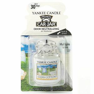 MIRIS ZA AUTO Yankee Candle Car Jar Ultimate Clean Cotton